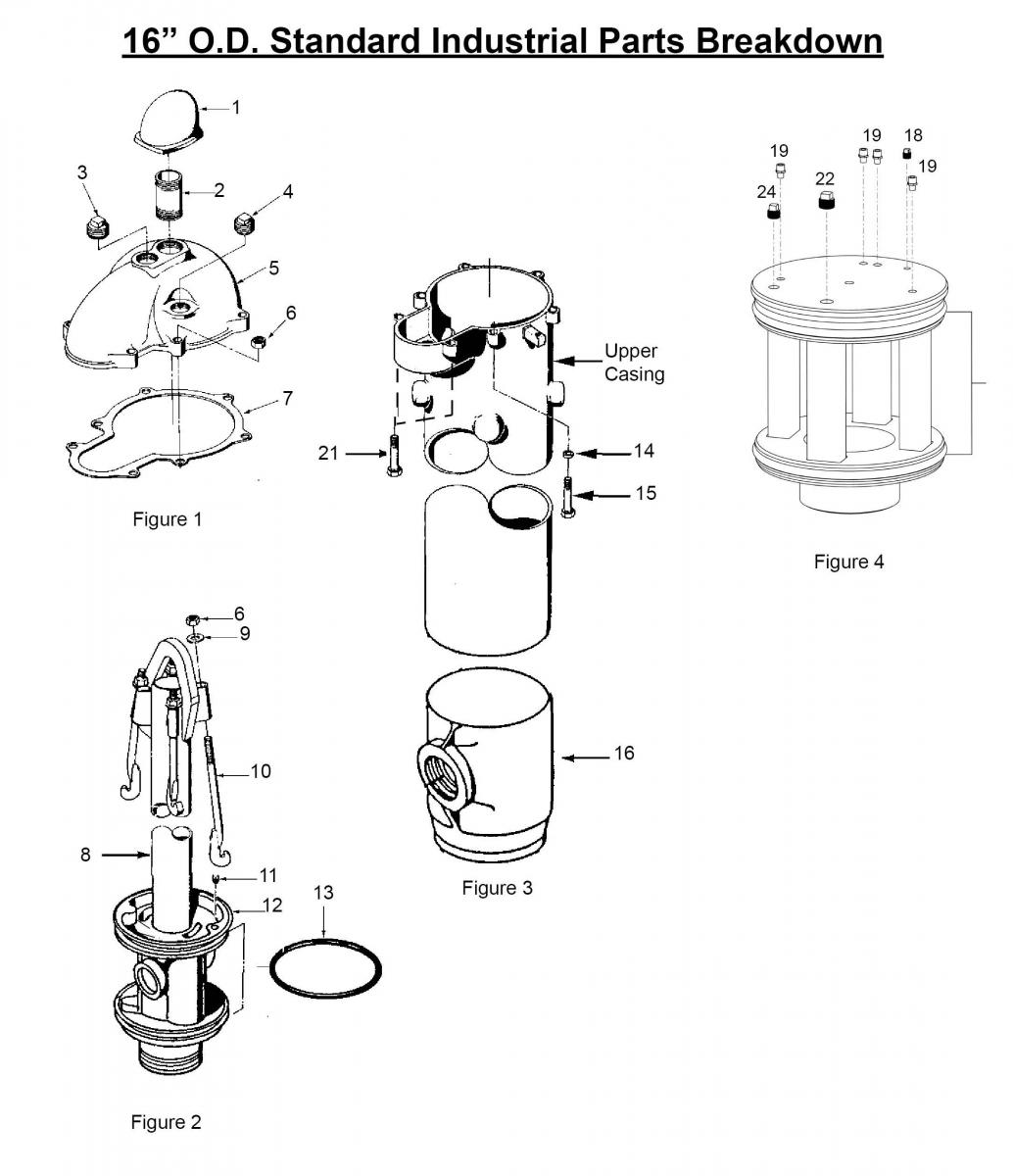 16" Pitless Unit Parts Breakdown
