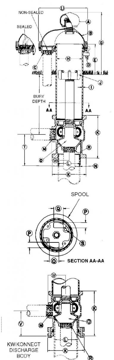 6 Inch Industrial Pitless 